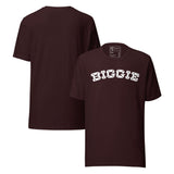 Biggie Retro Hip Hop Unisex T-Shirt in burgundy with bold block lettering design.