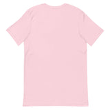 Back view of a pink Mommy's Little Meatball baby t-shirt, perfect for fun and stylish toddlers.