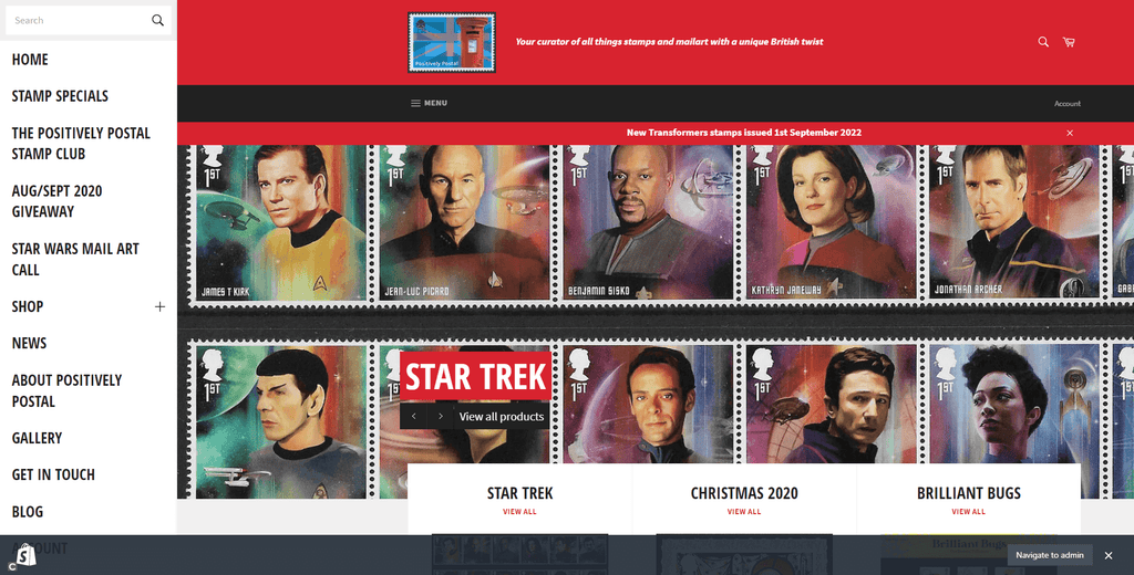 A fully functional Shopify store + Social Media pages - available at Merch Crafter™