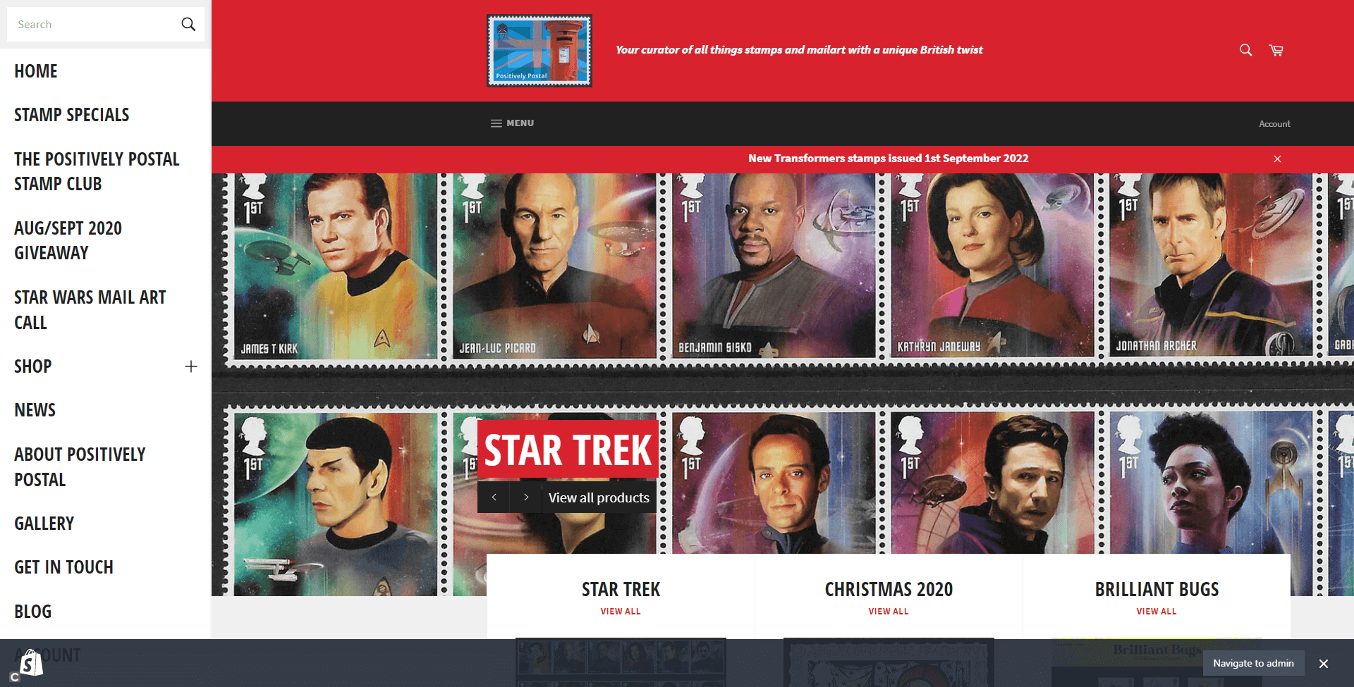 A fully functional Shopify store + Social Media pages - available at Merch Crafter™