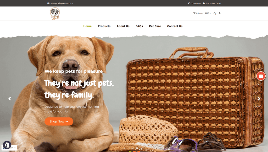 A fully functional Shopify store + Social Media pages - available at Merch Crafter™