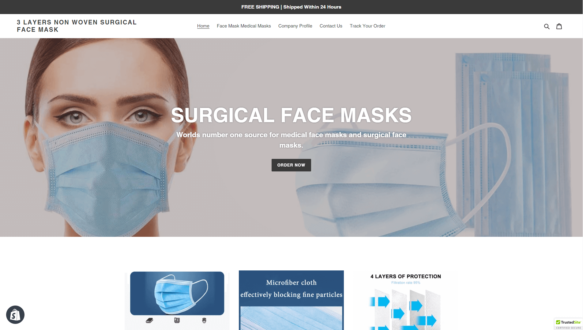 A fully functional Shopify store + Social Media pages - available at Merch Crafter™