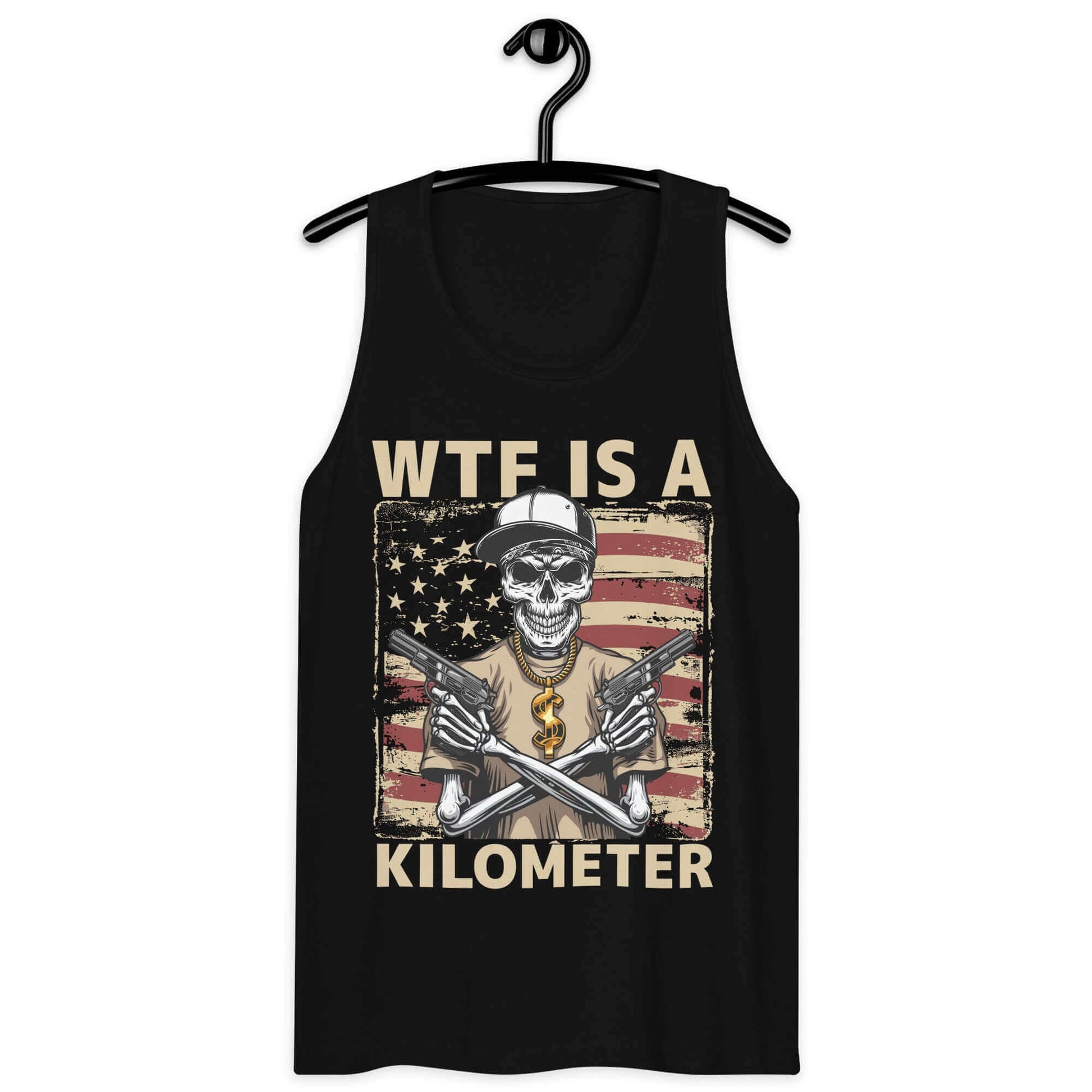 wtf is a kilometer tank top Men’s premium tank top