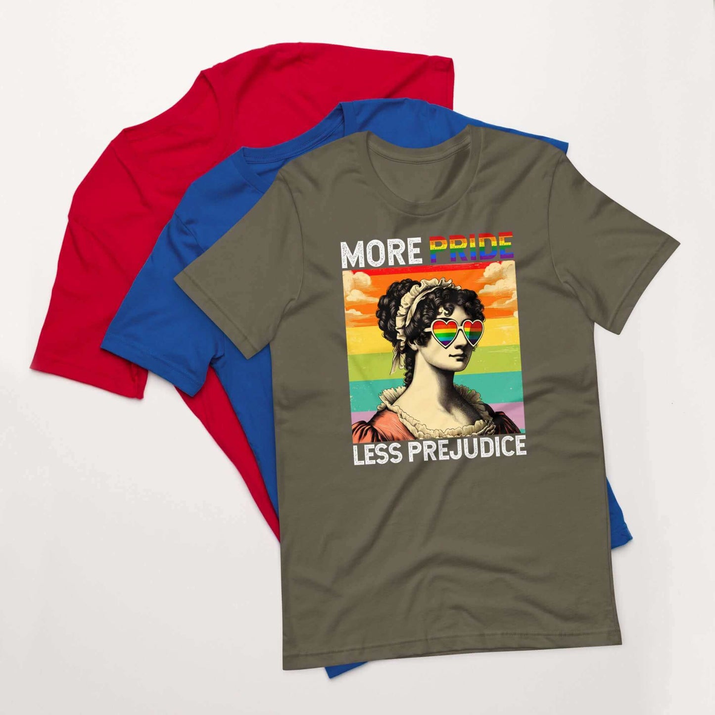 More Pride Less Prejudice Pride Unisex t-shirt