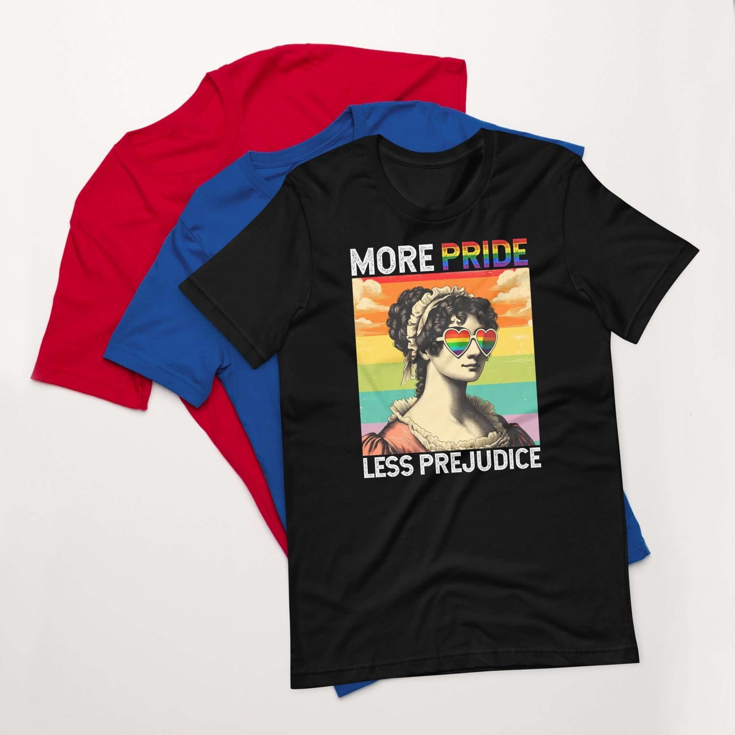 More Pride Less Prejudice Pride Unisex t-shirt