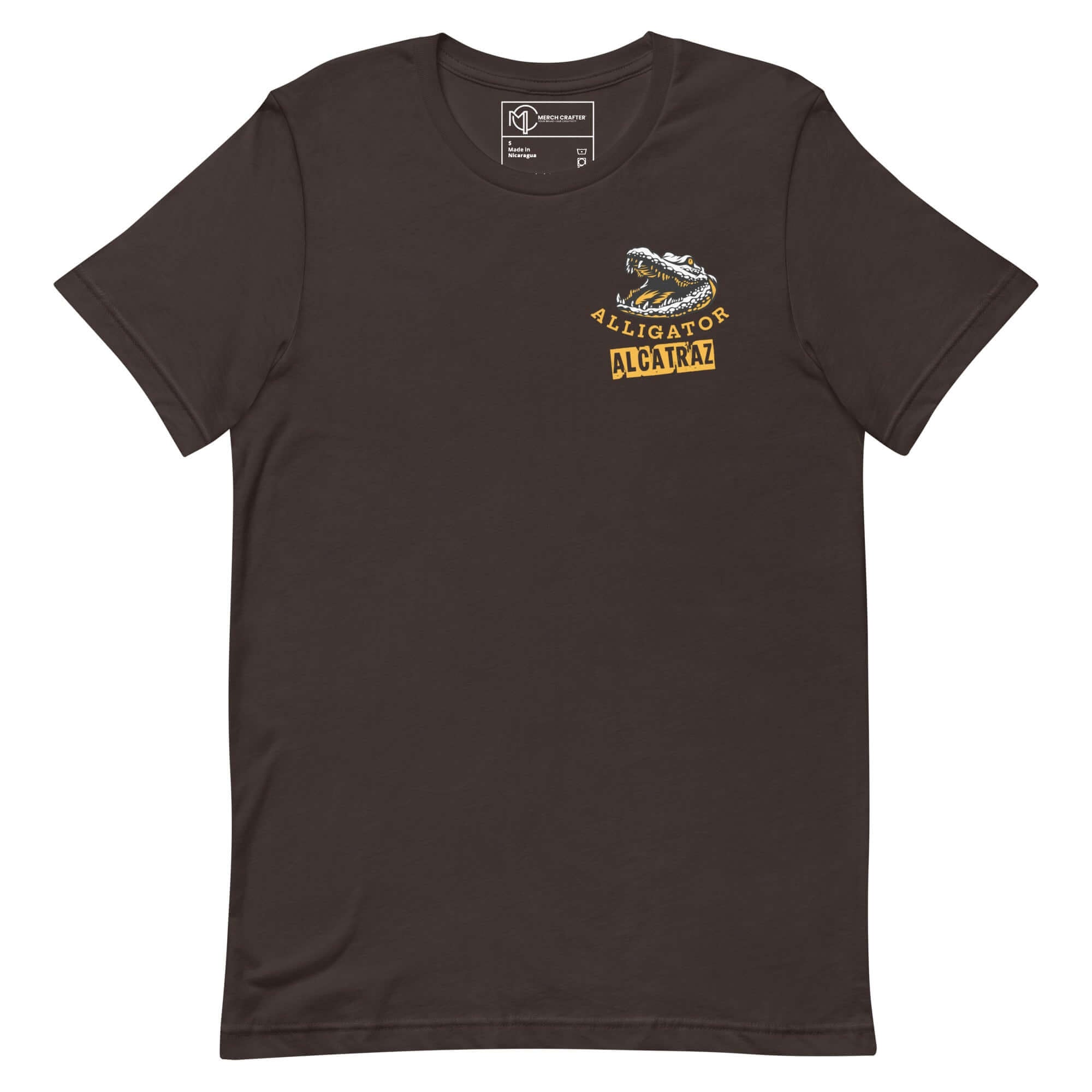 Alligator Alcatraz Shirt featuring a gator graphic and humorous text, perfect for Florida and dark humor fans.