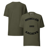 Grey Designer Saks Fifth Avenue Retro Unisex T-Shirt showcasing stylish minimalist design and premium comfort.