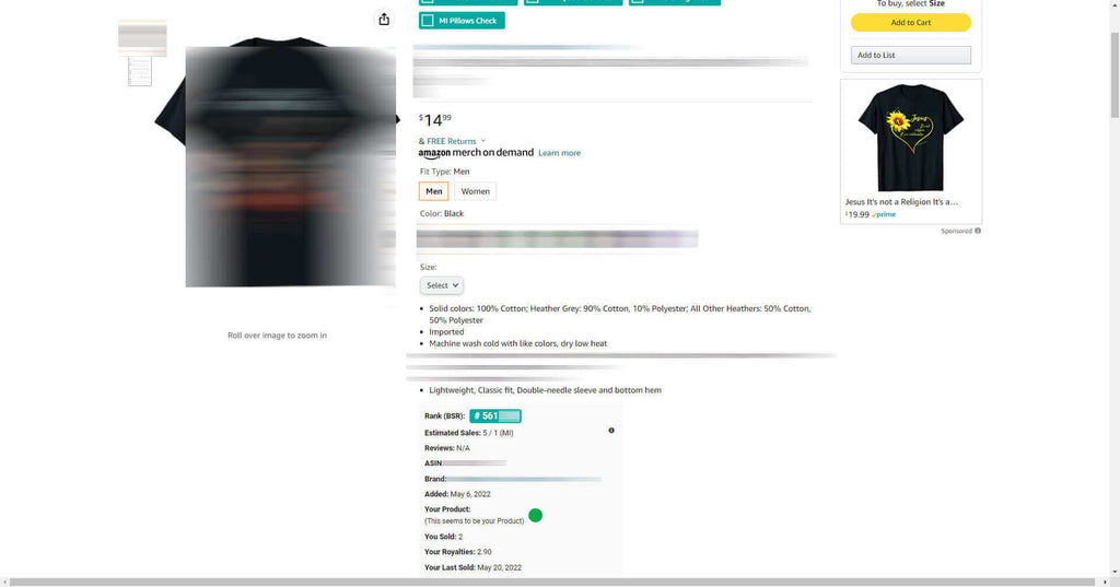 Custom Merch by Amazon T-Shirt Designs with Expert Keyword Research - available at Merch Crafter™